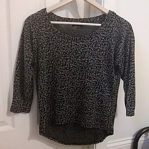 Patterned Gray Shirt